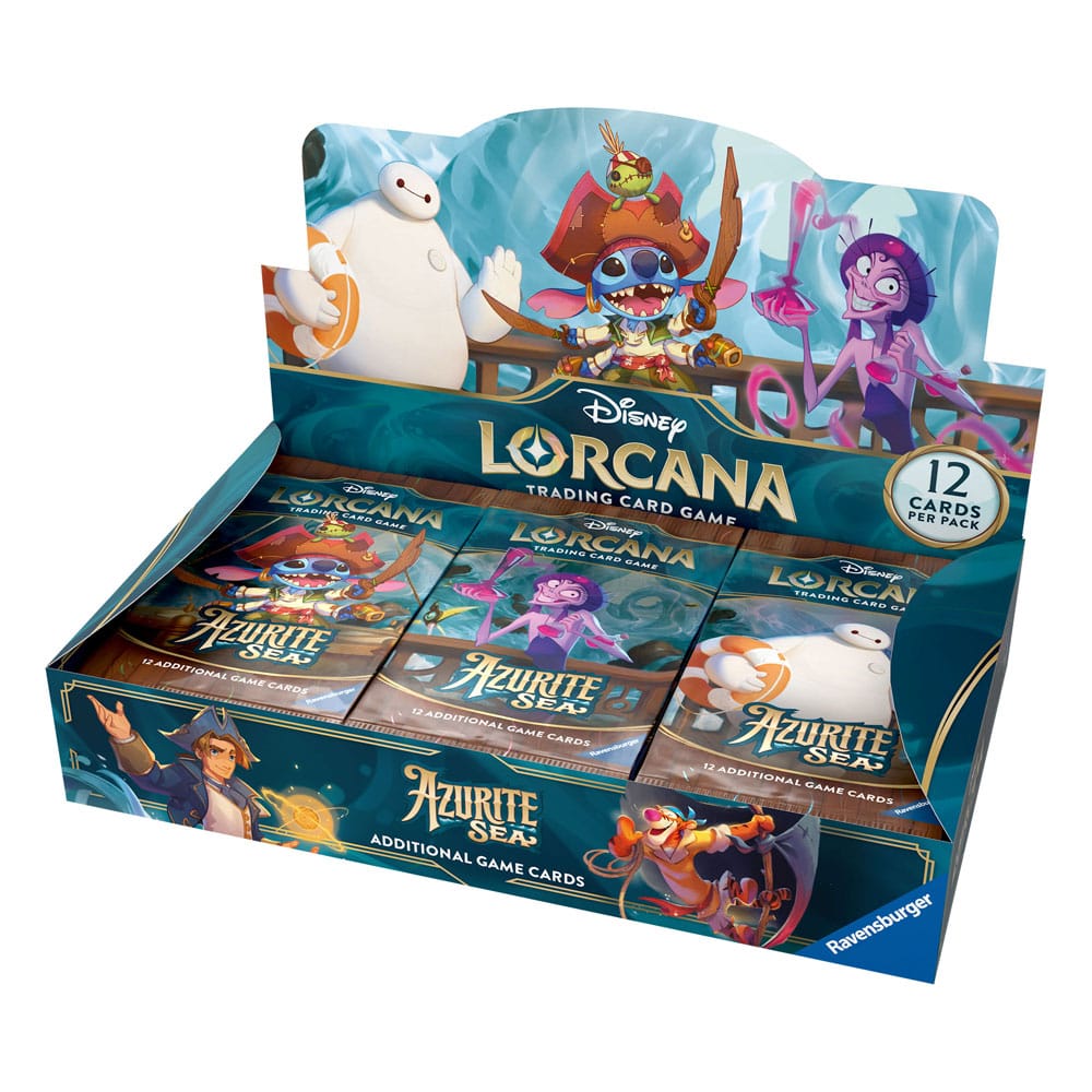 Disney Lorcana Azurite Sea Booster Display (24 Packs)